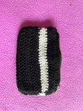 MONEDERO ARTEZANAL DE CROCHET CON CREMALLERA