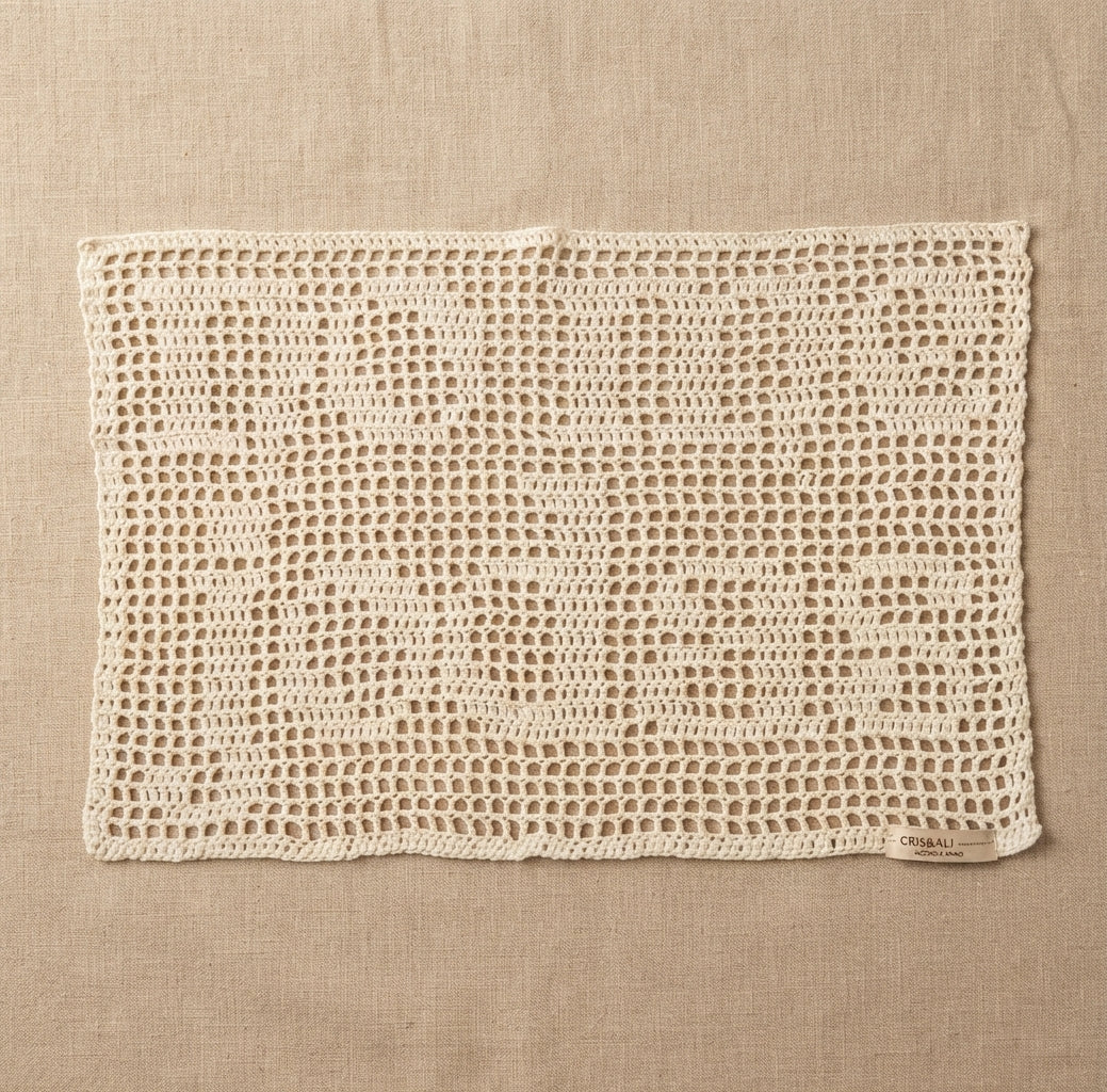 Tapete rectangular artesanal